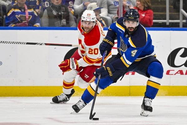 Blues stay hot in wild-card pursuit, extend Flames’ skid