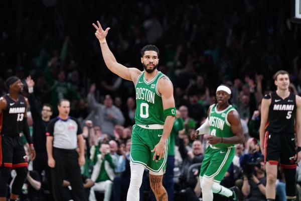 Celtics ride high into matchup with determined Cavaliers thumbnail