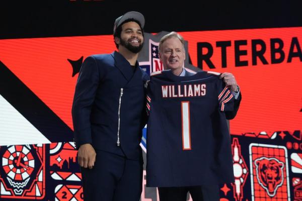 Caleb Williams joins Bears as QBs go 1-2-3 at NFL draft