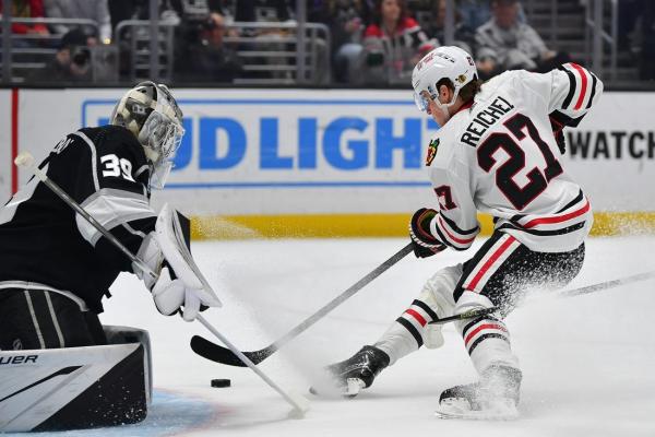 Kings top Blackhawks in OT, will face Oilers in 1st round