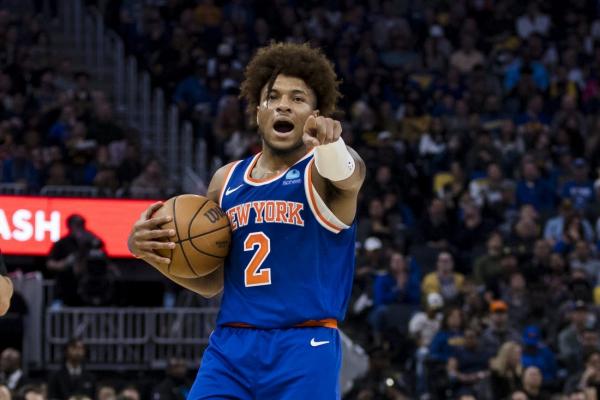 Ailing Knicks shoot for season sweep of surging Nuggets