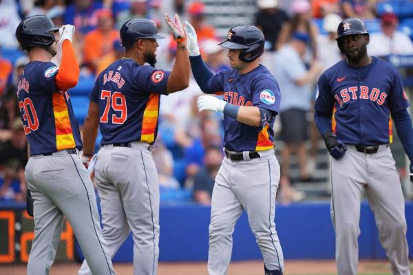 Spring training roundup: Astros (6 HRs) tee off on Mets