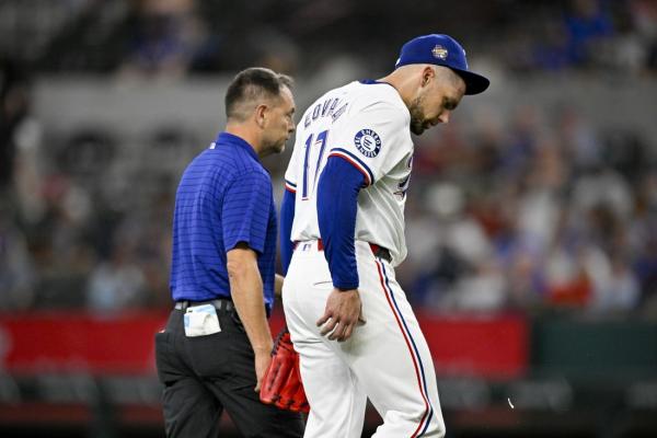 Rangers RHP Nathan Eovaldi (groin) heads to 15-day IL thumbnail