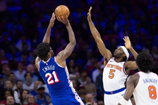 NBA roundup: Sixers trip Knicks behind Joel Embiid’s 50