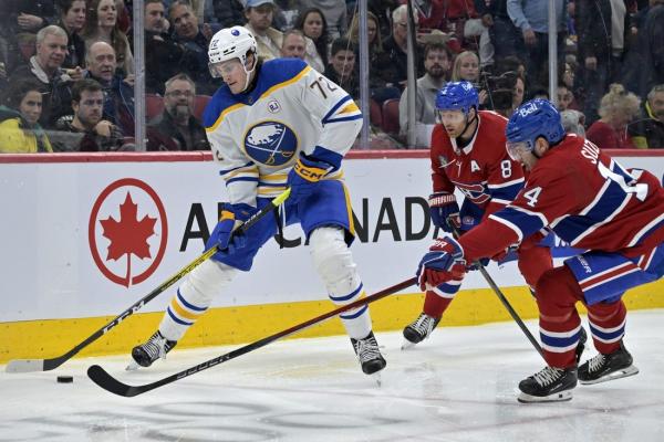 Sabres use strong second period to edge Habs
