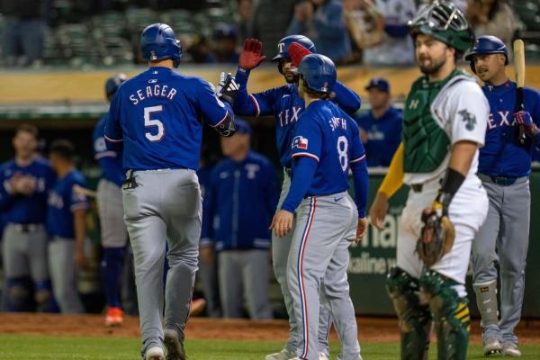 Corey Seager's 8th-inning blast boots Rangers past A's thumbnail