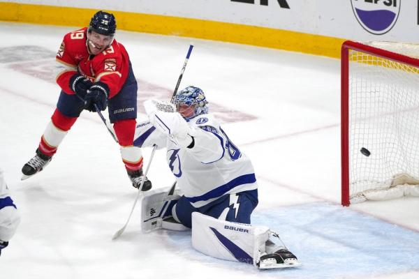 Panthers pour it in Game 5 rout, eliminate rival Lightning