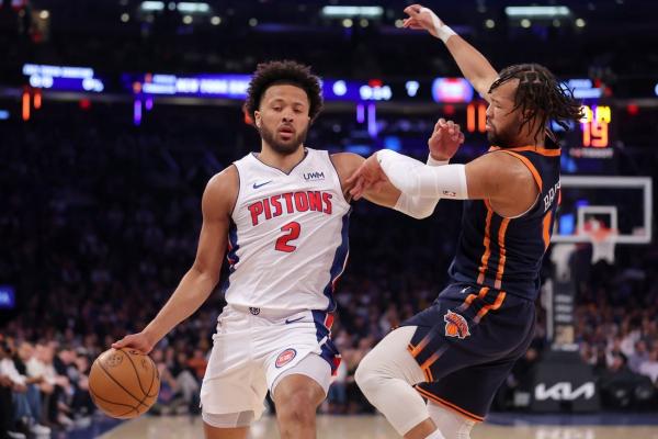Knicks edge Pistons on layup late in fourth