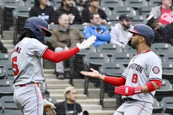 Nationals get by White Sox to open doubleheader