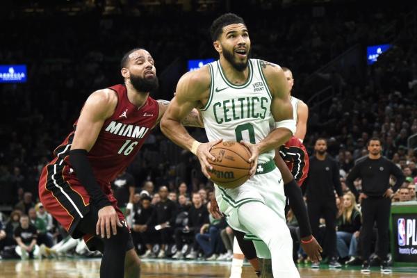 Heat aim to keep Jayson Tatum, Celtics in check in Game 2 thumbnail