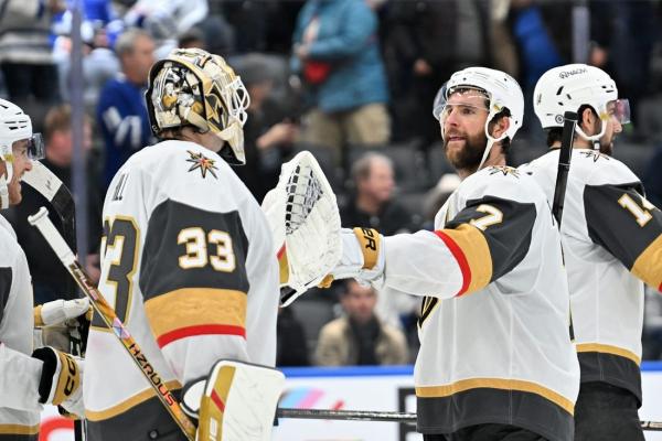 NHL roundup: Knights end Leafs’ winning streak