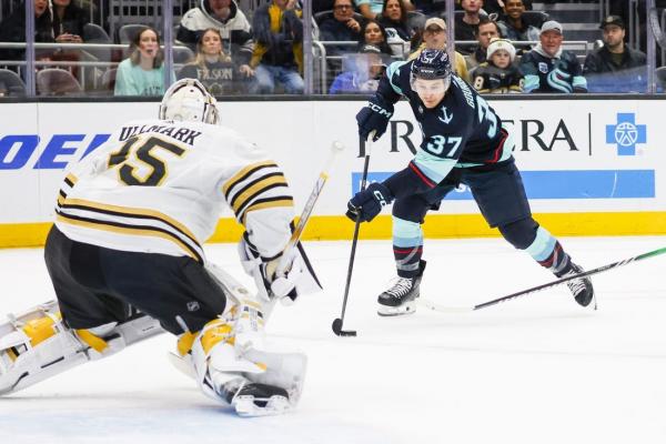 Kraken top Bruins as Boston plays another OT game