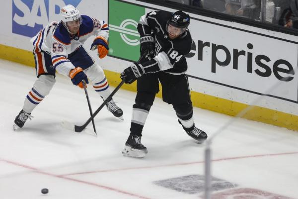 Kings back in a familiar playoff position, trailing Oilers 2-1